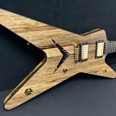 Dean Guitars - USA -ML - Custom - Black Limba Oil Finish (Korina) - Seymour Duncan Jazz & Jeff Beck / with Black Pickup Rings - Slim D Neck Profile - Reverse 6 Inline Headstock - Jumbo Jeskar Frets - Gold Hardware - w/OHSC - Call for Best Price !!! image 7