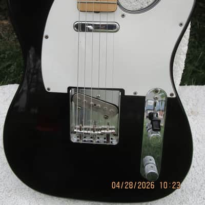 Fender Telecaster Guitar, 1978, Black Finish, Case, Excellent Condition image 4