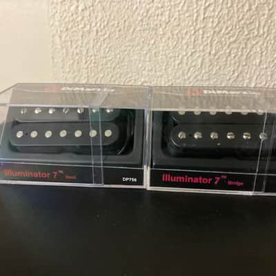 DiMarzio Illuminator 7 Neck & Bridge Humbucker Set - Black image 2