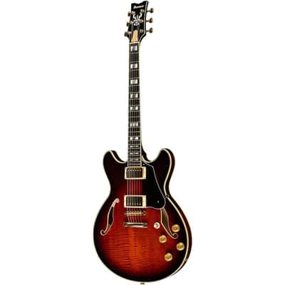 Ibanez JSM100 VT John Scofield Signature Electric Guitar. Vintage Sunburst with Case image 10