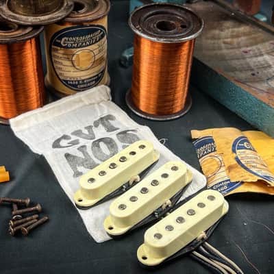 General Vintage Tone NOS Handwound For Stratocaster 50’s Magnet wire “ The Wheeler Chicago “ Heavy image 1