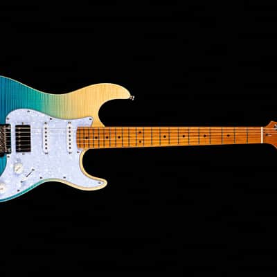 Jet JS-450 TBS 450 Series Basswood Flamed Maple Top Body Canadian Roasted Maple Neck 6-String Electric Guitar image 3