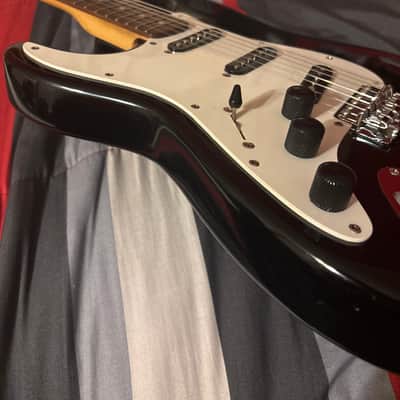 Fender "Squier Series" Standard Stratocaster Left-Handed with Rosewood Fretboard 1992 - 1996 - Black image 2