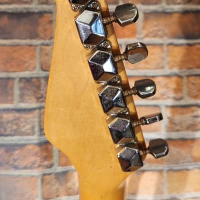 Lotus S-Style Electric Guitar Black New Strings Set Up image 3
