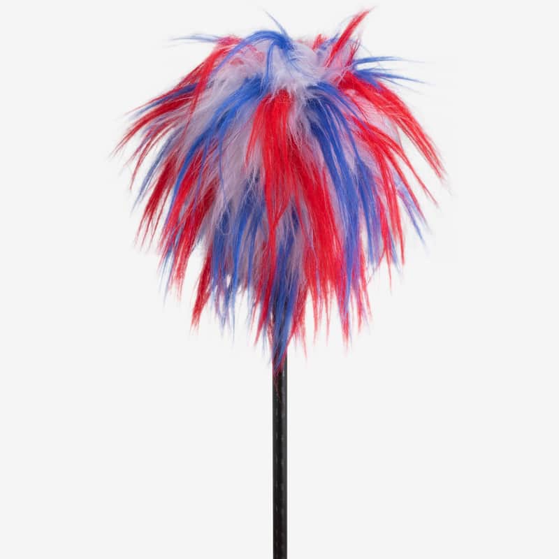 Danmar - 209RWB - Fuzzy Bass Drum Beater - Red, White, and Blue image 1
