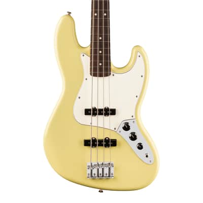 Used Fender Player II Jazz Bass - Hialeah Yellow w/Rosewood FB image 1
