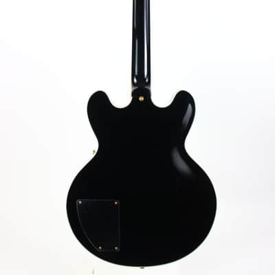 2011 Gibson Custom BB King Lucille Black | Ornate Crown Headstock Inlay ES 355 Dual Input Jacks image 9