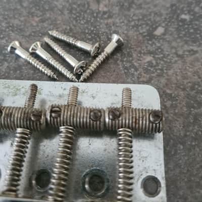 Pre CBS 1962 Fender Precision or Jazz bass bridge 1960 1961 1963 1964 image 8
