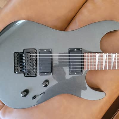 Modified Jackson DXMG Dinky MIJ Metallic Gray w/ Seymour Duncan Pickups & Floyd Rose image 4