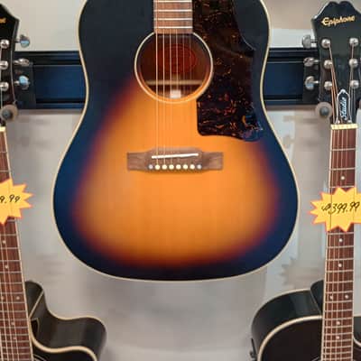 Epiphone J-45 Standard Acoustic/Electric Guitar - Aged Tri-Burst image 3