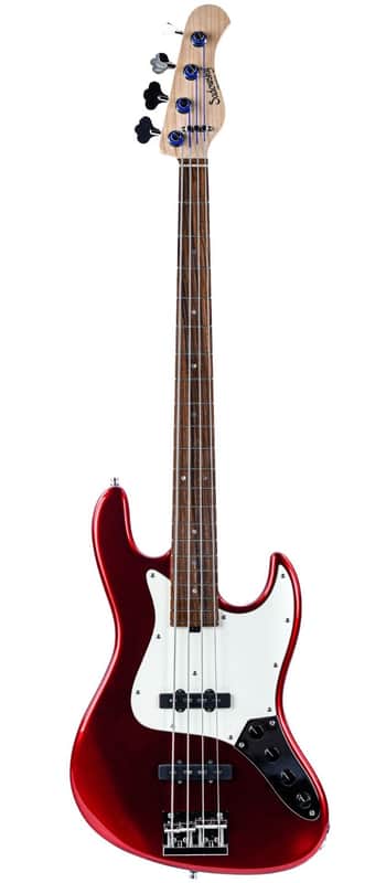 Sadowsky MetroLine 21 Fret Vintage J/J Bass 4 String Candy Apple Red Metallic image 1