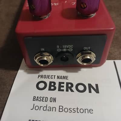 PigStompPedals "Jordan Bosstone clone" AionFX - Oberon - Pink gloss image 1