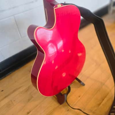 MEMORIAL DAY SALE: 15% OFF!!! Gretsch Historic Pre-Fender Gretsch G3150 Historic Series Streamliner Hollowbody — Peerless Korea — TV Jones Classic Plus & Magna'Tron — Hardshell Case Series Stream Liner Late 90s - early 2000s - Transparent Cherry image 8