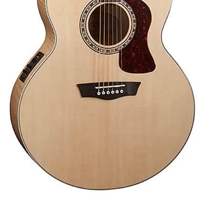 Washburn HJ40SCE Heritage Series Jumbo Style Cutaway 6-String Acoustic-Electric Guitar image 8