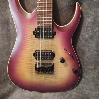 Ibanez RGA42FM-TLF Standard 2018 - 2019 - Transparent Purple Burst Flat image 5