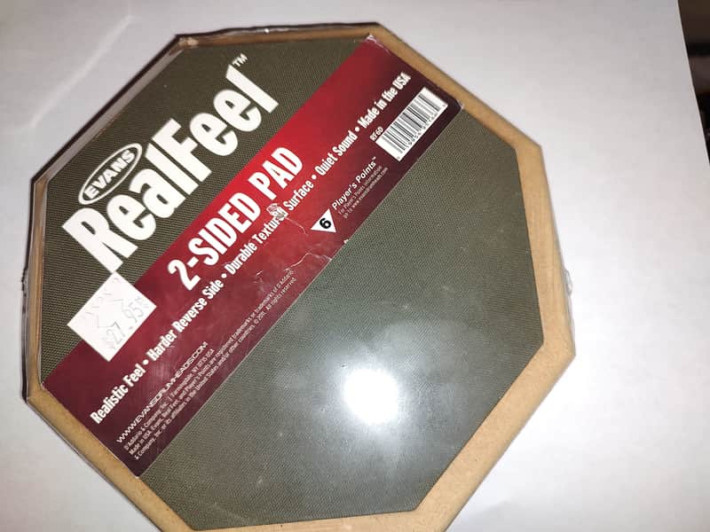 Evans RF6D RealFeel 2-Sided Practice Pad - 6" image 1