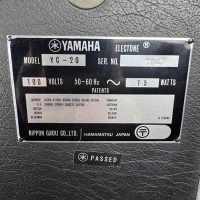 Yamaha YC-20  Vintage Electric Combo Organ 61 Key Made in Japan - 1970's image 11