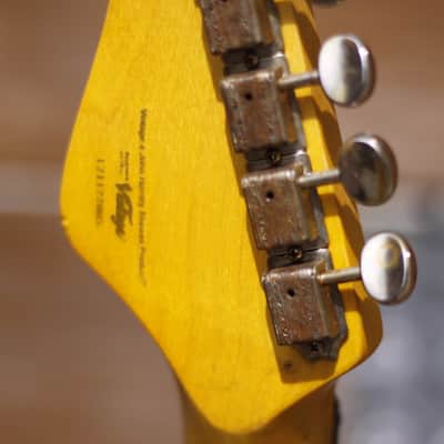 Vintage V6MRSSB Icon Series Distressed SSS - Distressed Sunburst image 12