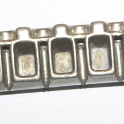 Gibson 1962 Compensated Wrap Around Tailpiece Lightning Bolt Comp Nickel 1963 1964 1960's image 4
