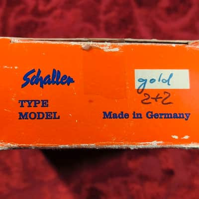 Schaller BM 2L/2R 2+2 Bass Tuners (Gold) – NOS Vintage – 1990er – Ultra Heavy (112g) image 7