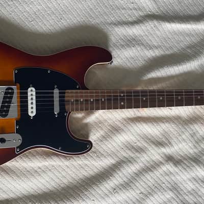 Squier Paranormal Custom Nashville Stratocaster - Chocolate 2-Color Sunburst image 2