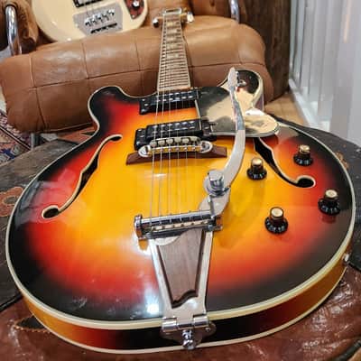 RARE! Raven Semi Hollowbody 1960s Matsumoku Japan image 17