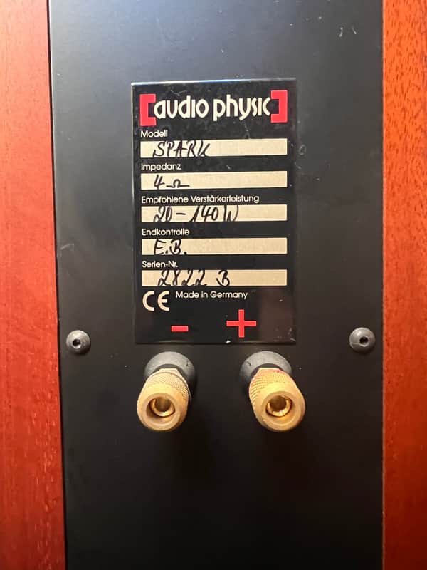 Audio Physic Spark III 2000 - Cherry | Reverb
