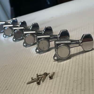 1983 Era Matsumoku Japan Kramer Focus Chrome GOTOH Tuners Tuning Pegs 6 In Line Machine Heads image 2