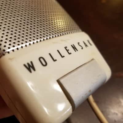 Shure XLR Wollensak Space Age B-162-4 Harp Mic 1956 Chrome / White image 3