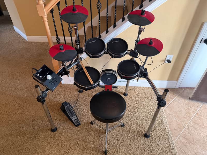 Alesis Command - Red Mesh Electronic Kit (STUDIO GEAR - Original Owner) - Local Pickup Only image 1