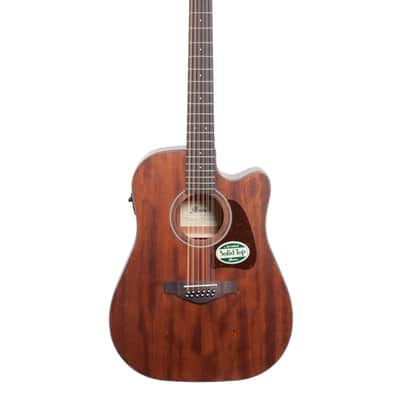 Ibanez Artwood AW5412 Acoustic Electric Guitar Open Pore Natural image 2