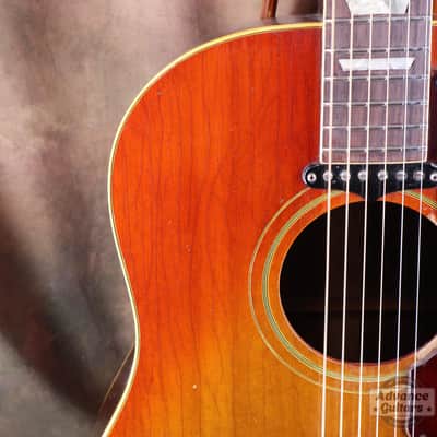 Gibson 1969 J-160E Cherry Sunburst image 13