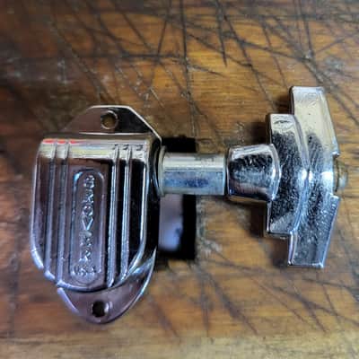Vintage 1960's New Old Stock Grover Imperial Model 150 Guitar Tuner Set Grommets Screws Opened Box Luthiers Parts image 5