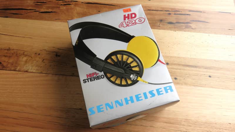 Vintage 1979 Sennheiser HD 420 HiFi Open Air Stereo Headphones in Original Box