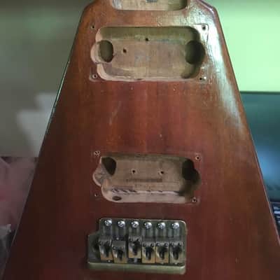 Charvel made Mighty Mite Flying V 1979 body image 2