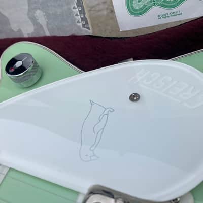 ✮ULTRA RARE✮'15 Gretsch G-6134 Double Cut PENGUIN Ltd ✮BROADWAY JADE✮1 of 25✮Jet image 10