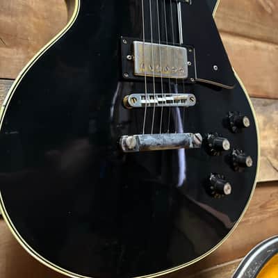 1970's Ibanez MIJ Lawsuit LP Black w/case image 1