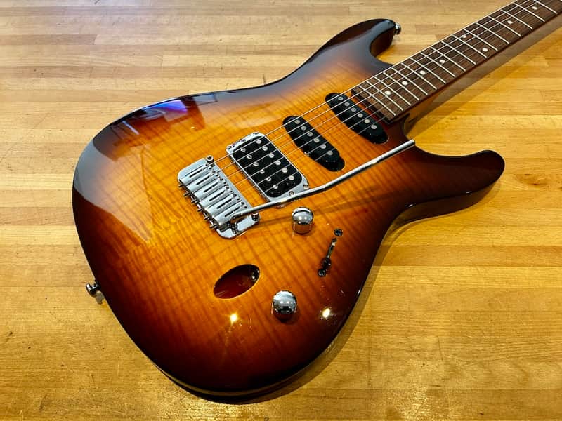 Ibanez SA160FM BBT 2014 - Brown Burst image 1