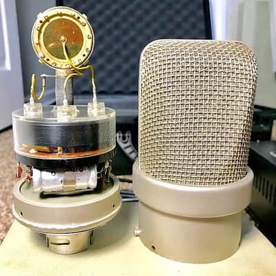 Neumann M 49 Large Diaphragm Multipattern Tube Condenser Microphone 1952 - 1974 Nickel image 6