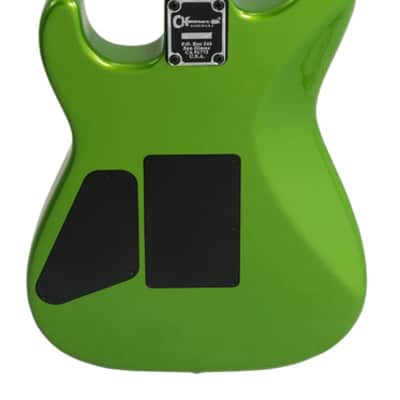 Charvel Custom Shop San Dimas 2H Lime Green Metallic on Sale image 3