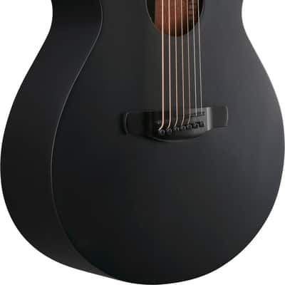 Ibanez AEG721BOT 7 String Acoustic Electric Guitar (Black Out) image 3
