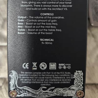 Matthews Effects The Architect Foundational Overdrive/Boost V3 2019 - Green Graphic image 3