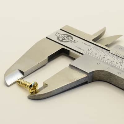 Gold Steel Pickguard and Control Plate Screws 3mm x 12mm - 50 image 4