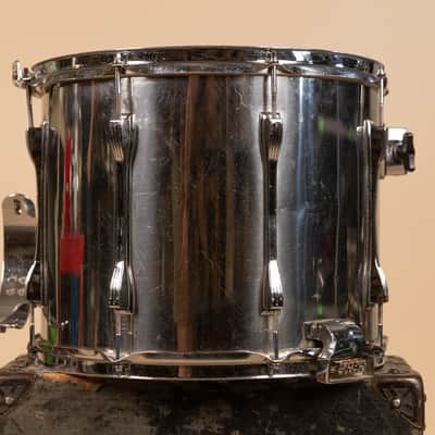 1970s Ludwig 12x15 Challenger II Metal Parade Snare Drum image 4