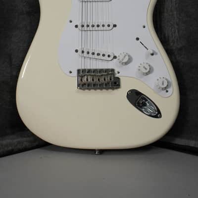 1996/2000 Fender Jimmie Vaughan Signature Tex Mex Stratocaster Olympic White w/HSC image 2