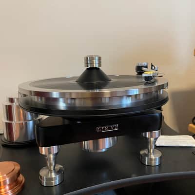 Wayne's Audio Turntable Periphery Stabilizing Outer Ring Clamp SS-2, Rega Sota Linn Thorens Basis Garrard image 2