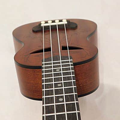 Stagg Tiki series soprano ukulele with sapele top and Gig Bag 2018 AH Finish image 8