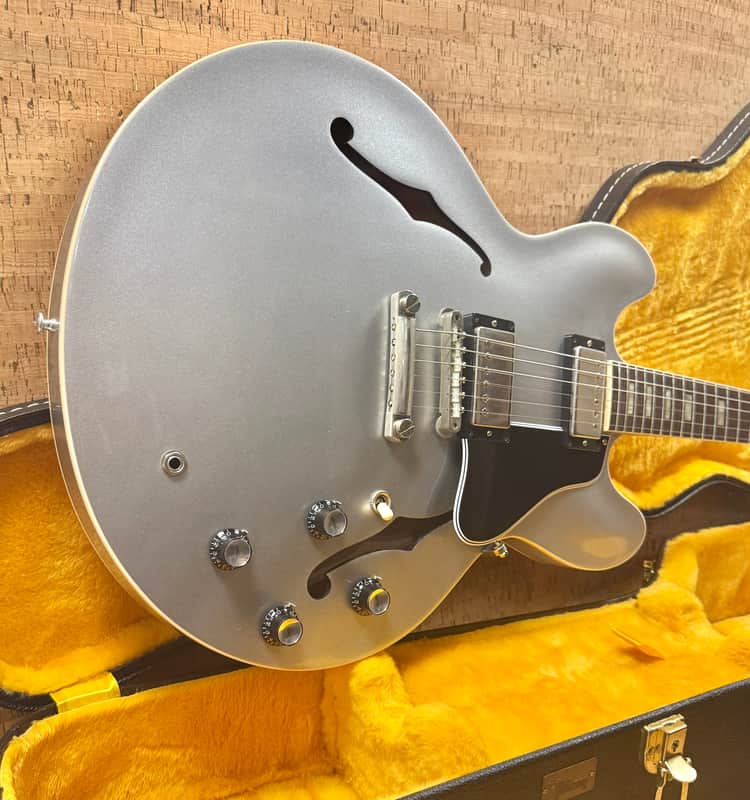 Gibson Custom Shop '64 ES-335 Reissue 2021 - Silver Mist Poly image 1
