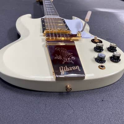 Gibson Custom Shop '63 Les Paul SG Custom Reissue With Maestro 2020 - Present - Classic White image 17