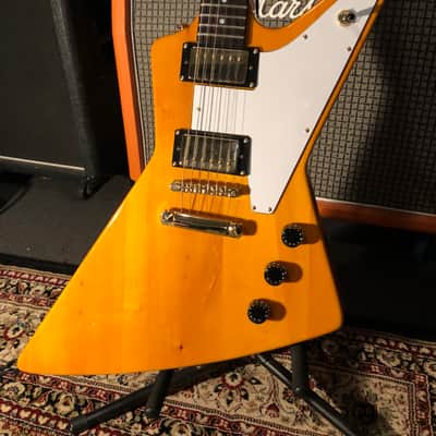 Tokai MIC Love Rock Explorer Korina Top, Gold Hardware image 4